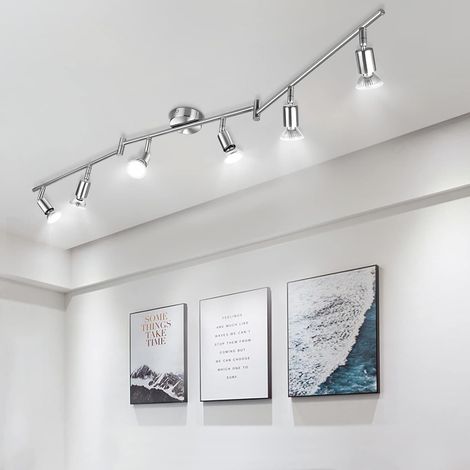 Verstellbare, Schwenkbare Deckenstrahler, Gu10-fassung, Mattschwarzes Metall, Für Küche, Wohnzimmer, Schlafzimmer