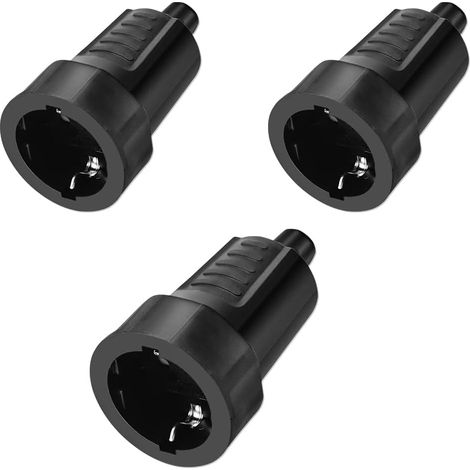 Weibliche Steckdosen, Ip44-gummistecker, 16 A 250 V, Verstärkte Schuko-steckdose Für Den Innen- Und Außenbereich