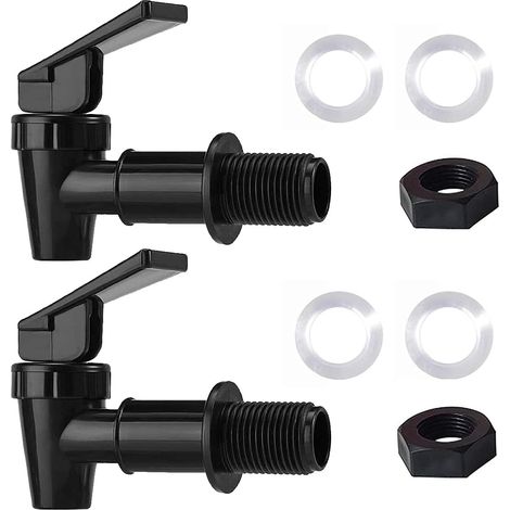 Wasserhähne, 18-mm-gewinde, 2,5 Cm Langer Schaft, Bpa-freier Pp-kunststoff, Für Wasserspender Und Karaffe