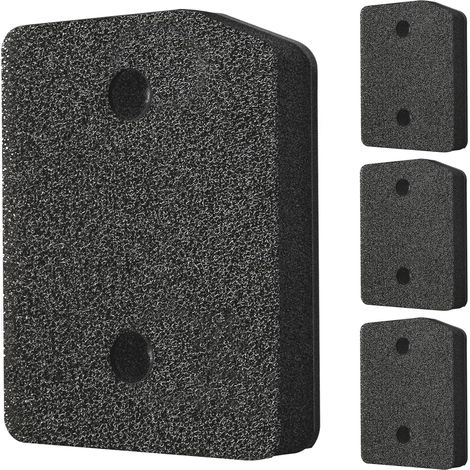 4er-set Schaumstofffilter Für Miele T1 Wäschetrockner Mit Duftflasche, 21 X 16 X 3 Cm, Schwarz