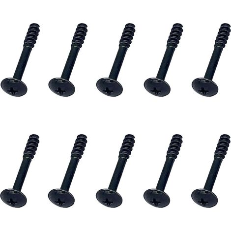 10er-pack Luftfilterschrauben, Kohlenstoffstahl 36,2 X 10,2 Mm, Schwarz, Universal-auto