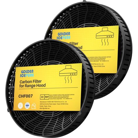 2x Aktivkohlefilter, Rund, Durchmesser 172 Mm, Für Dunstabzugshauben Von Aeg, Electrolux Und Elica