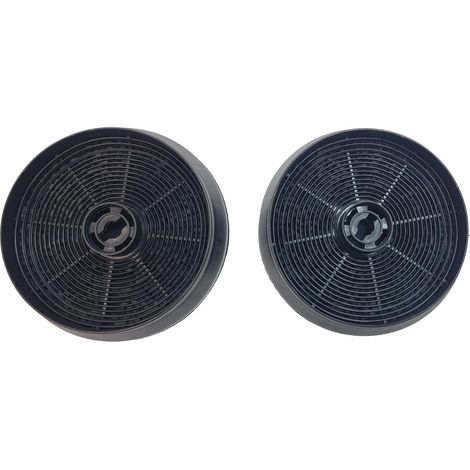 Packung Mit 2 Acm14 Kohlefiltern, 3 Cm Dick, 14,6 Cm Durchmesser, Für Dunstabzugshauben