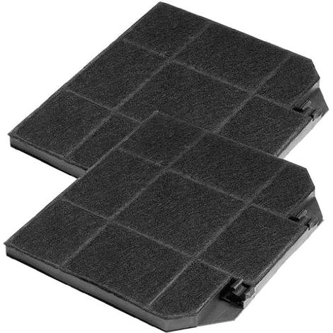 2er-pack Aktivkohlefilter, Rechteckig, 26,5 X 23,5 X 1,7 Cm, Für Franke Faber Dunstabzugshauben