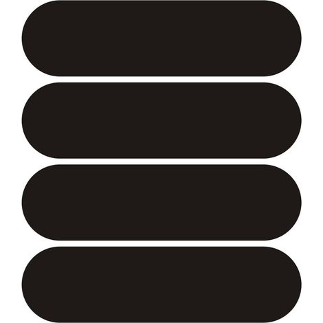 Schwarze Reflektierende Aufkleber 85x23mm Motorradhelmstreifen Fahrradzulassung