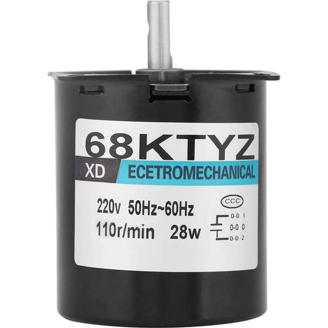 28w Ac220v Synchrongetriebemotor Mit Konstanter Drehzahl, Metall, Für Vorhangautomatik