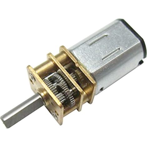 N20 Getriebemotor, 12 V, 15 U/min, 10 Mm Welle, Metall, Für Robotik Und Spielzeug