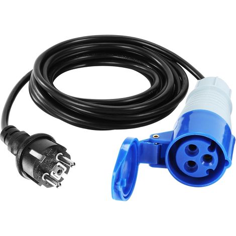 Cee-adapterkabel, 230 V, 16 A, Wohnmobilstecker, Ip44, Verlängerungskabel, Campingzubehör