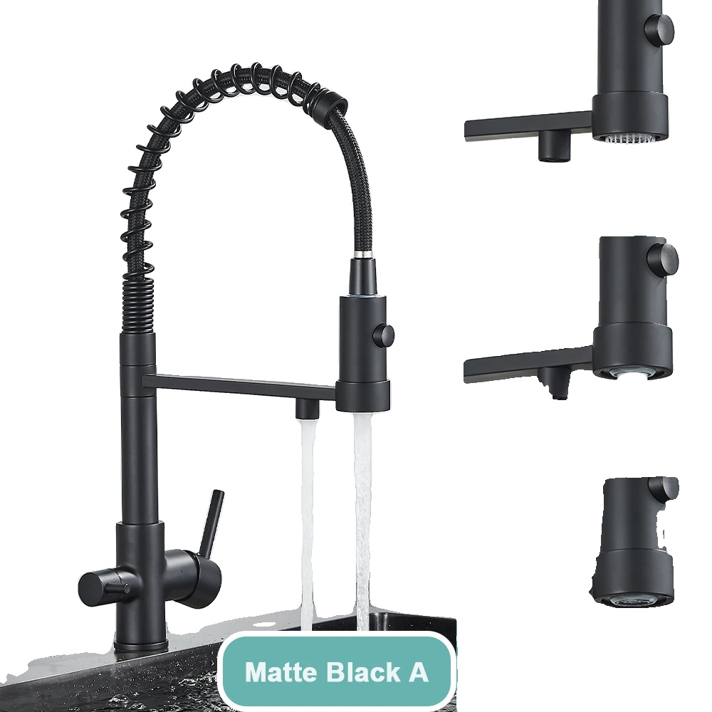 Küchenarmatur, 360-grad-drehung, Wasserreinigung