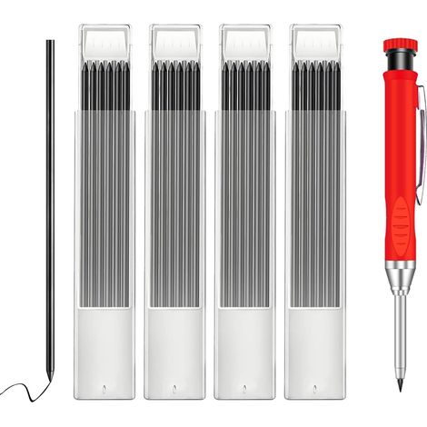 24 Minen Für Zimmermanns-druckbleistifte, 2,8 Mm Mine, Konstruktionsbleistift, Druckbleistift, Zimmermannsbleistift, Für Architekten, Zeichnen, Bauwesen, Präzisionsmarkierung