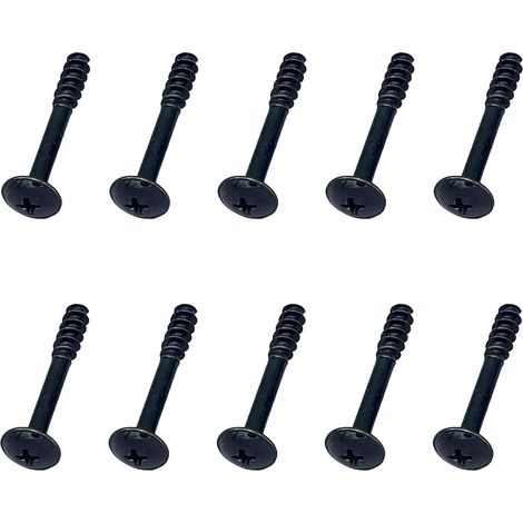 Satz Mit 10 Luftfiltergehäuseschrauben, Kohlenstoffstahl, Schwarz, 36,2 X 10,2 Mm, Fahrzeug