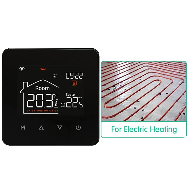 Intelligenter Thermostat, Wlan-steuerung, Sprachsteuerung, Elektrische Heizung