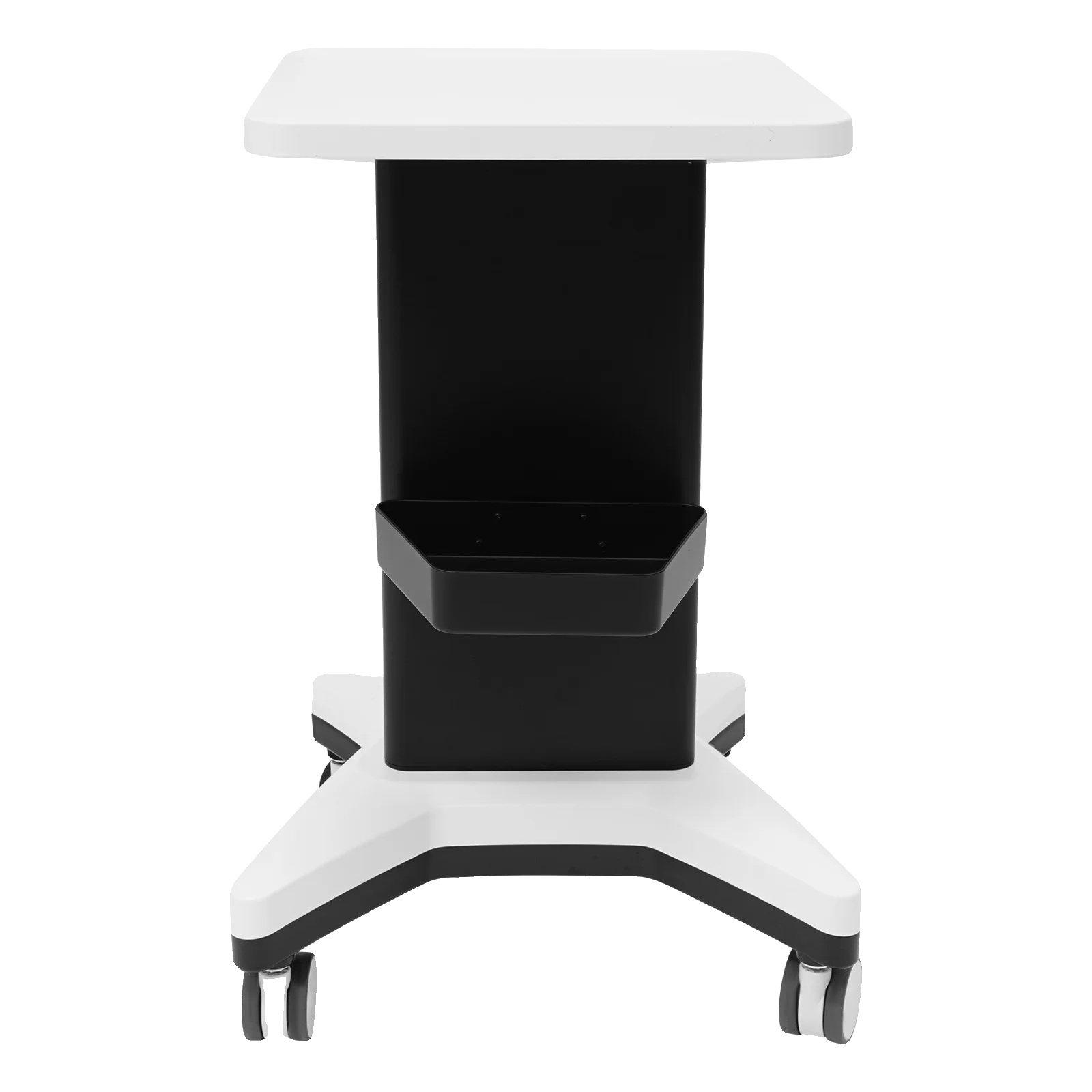 Servierwagen, Strapazierfähiges Material, Mühelose Mobilität, Schwarz