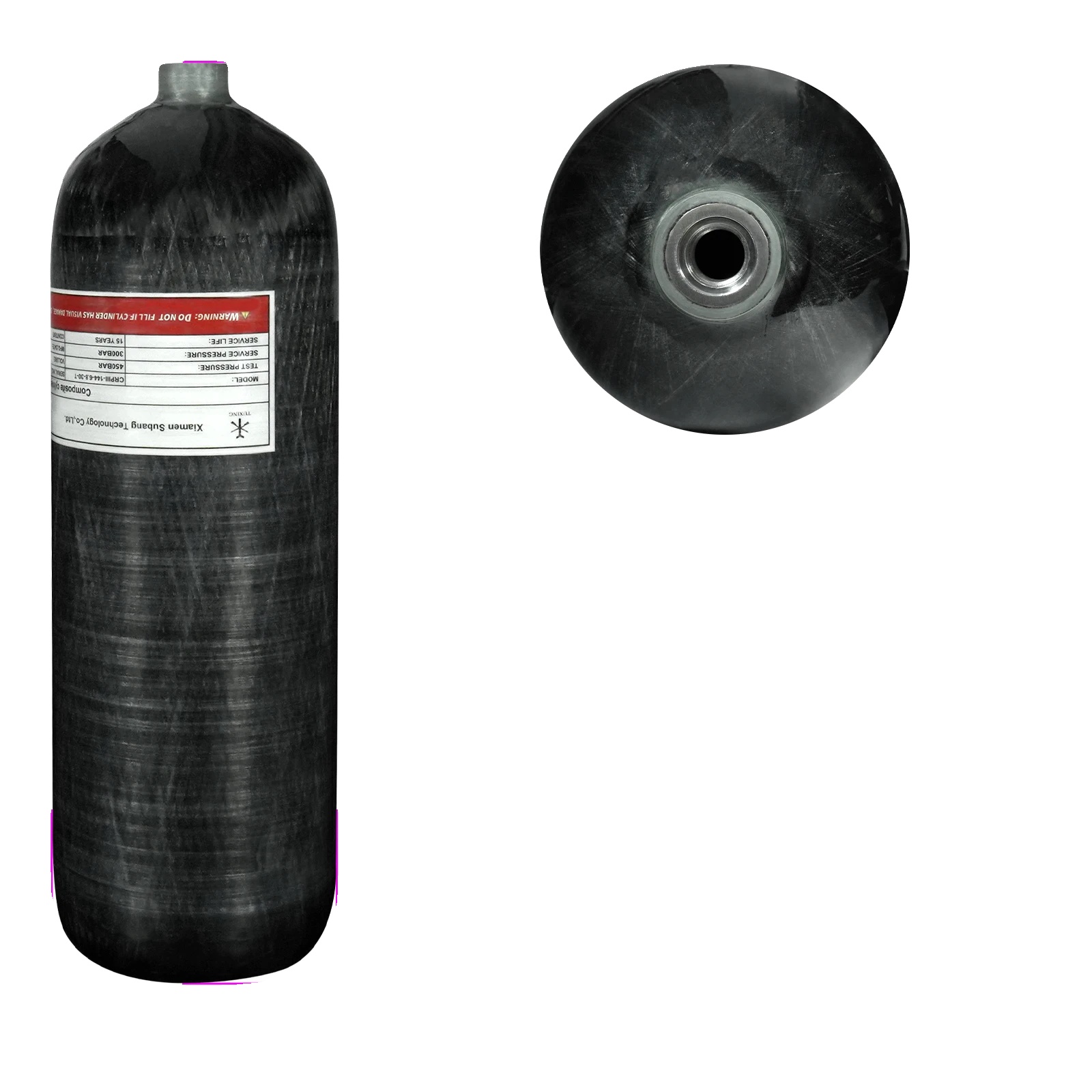 Hpa-tank, Kohlefaserkonstruktion, Hochdruckleistung, Nur 6,8 Liter