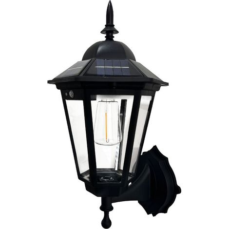 Wandleuchte, Wasserdichte Außenwandleuchte, Solarlampe, Geeignet Für Den Gehweg Des Gartenpavillons Der Villa