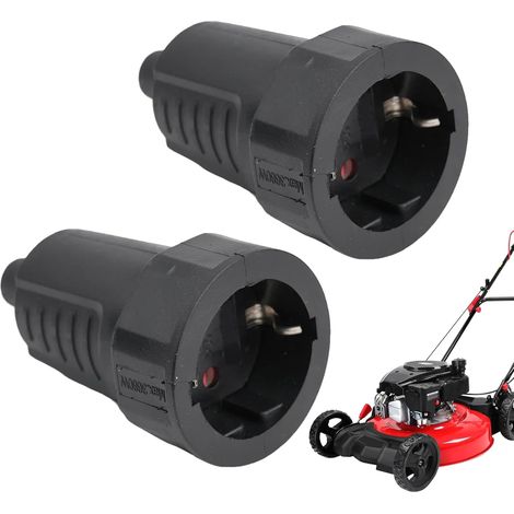 Schuko-stecker, 250 V, 16 A, Schutzart Ip44, Robuster Pvc-stecker, Für Den Innen- Und Außenbereich, Z. B. Für Rasenmäher Oder Baustellen