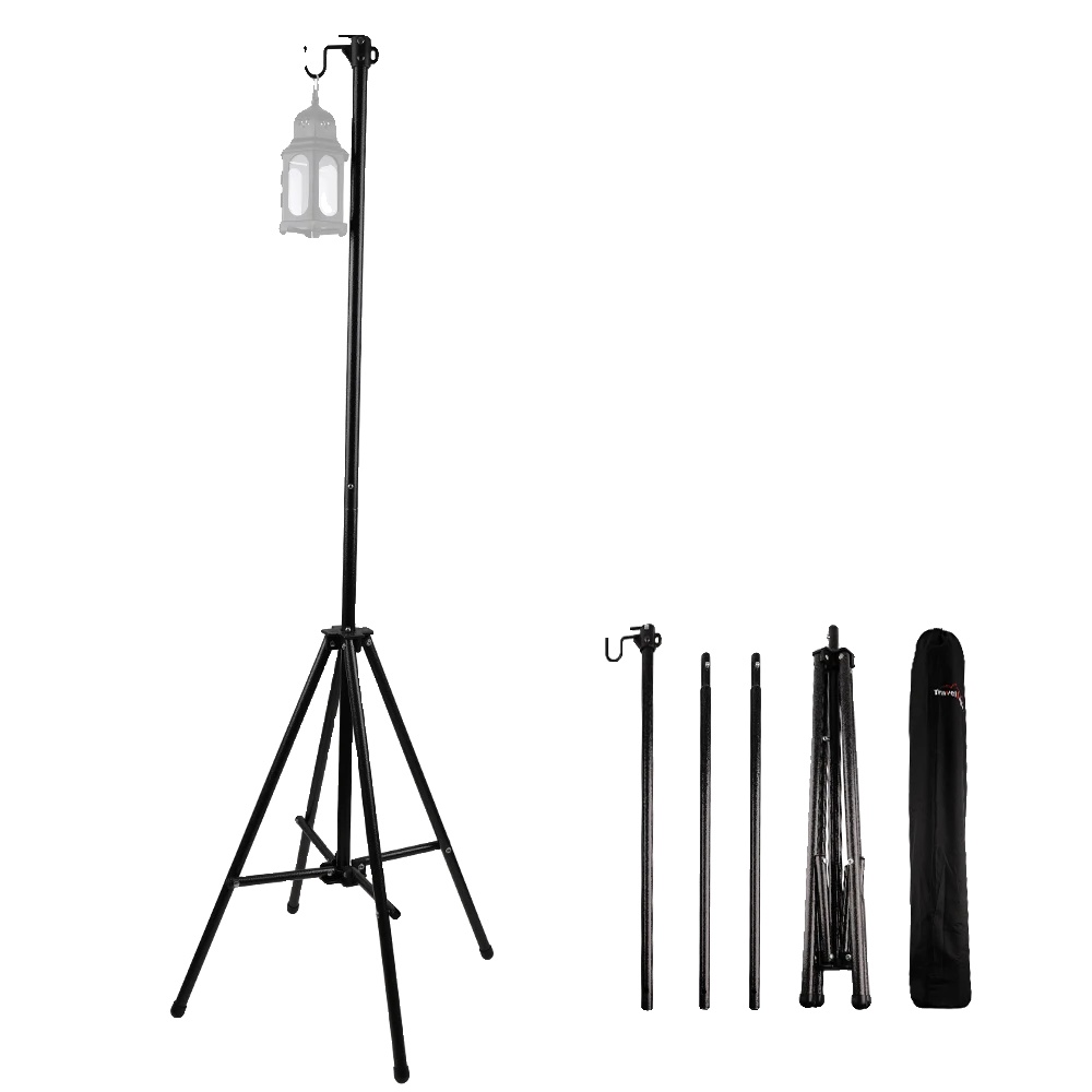 Angellampenstativ, Aluminiumlegierung, Maximale Höhe 237 Cm, Zusammengeklappte Maße 64 Cm X 10 Cm, Tragkraft 10 Kg, Nettogewicht 1,63 Kg