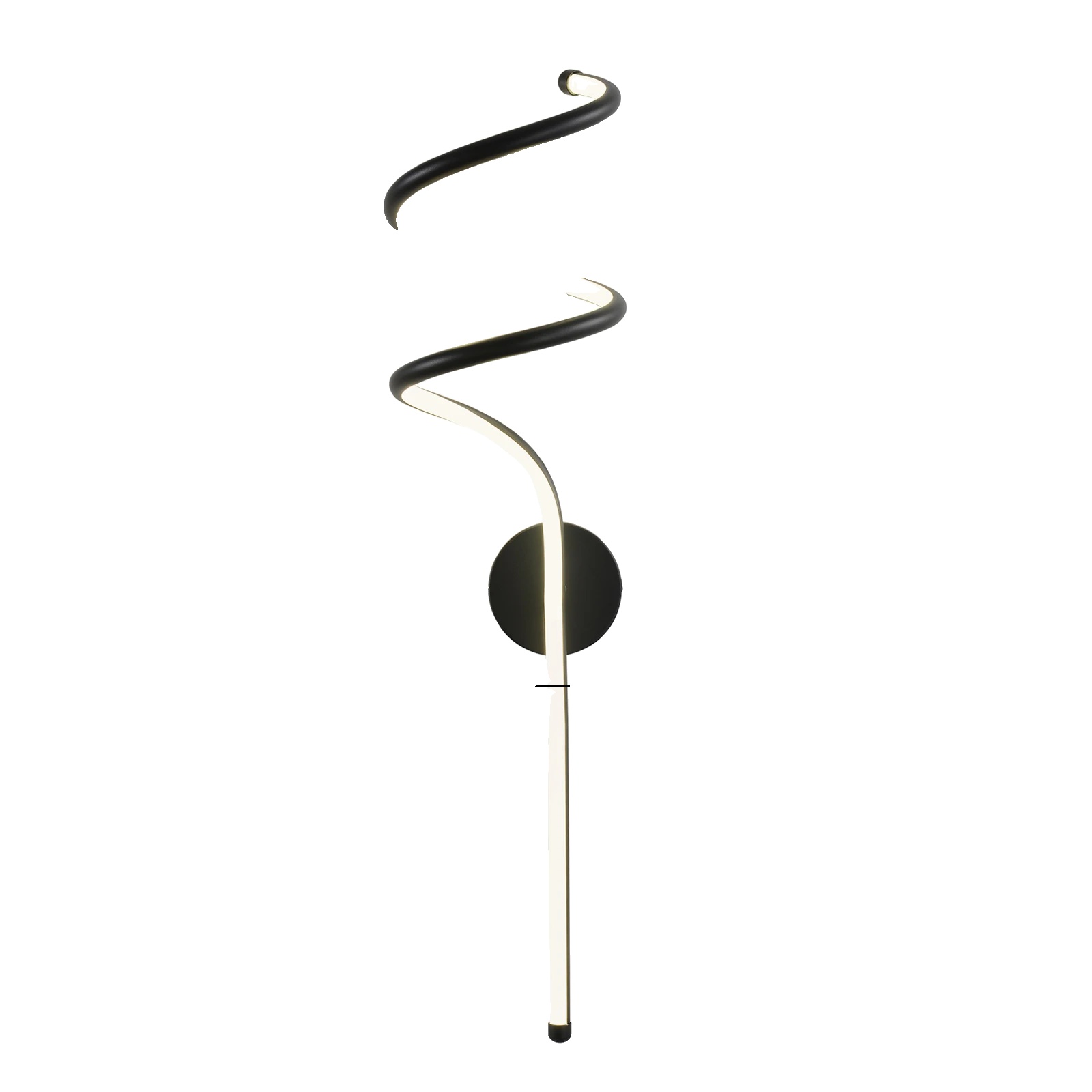 Led-wandleuchte, Elegantes Spiraldesign, Energiesparende Led