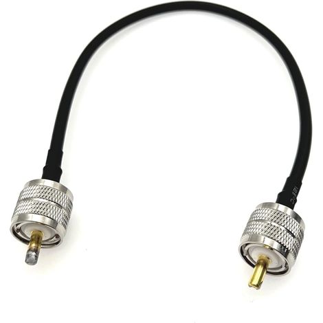 Uhf-koaxialkabel (stecker), Pl-259-stecker, Rg58-kabel, 50 Ohm, Für Amateurfunk