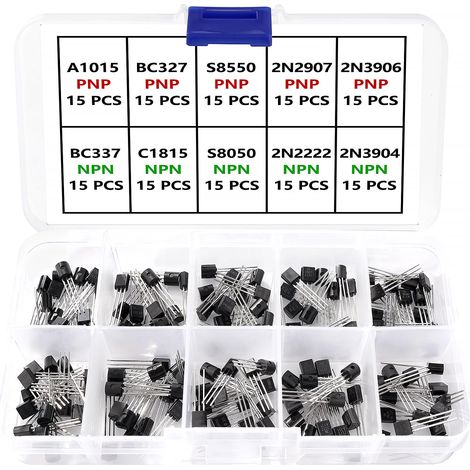 150-teiliges Transistor-sortiment, Npn/pnp-silizium, To-92, Elektronik-sortiment