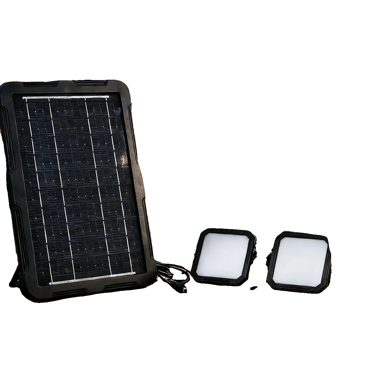 Solar-außenleuchte, Modernes Design, Dimmbar, 6000 Mah, 2 Stück