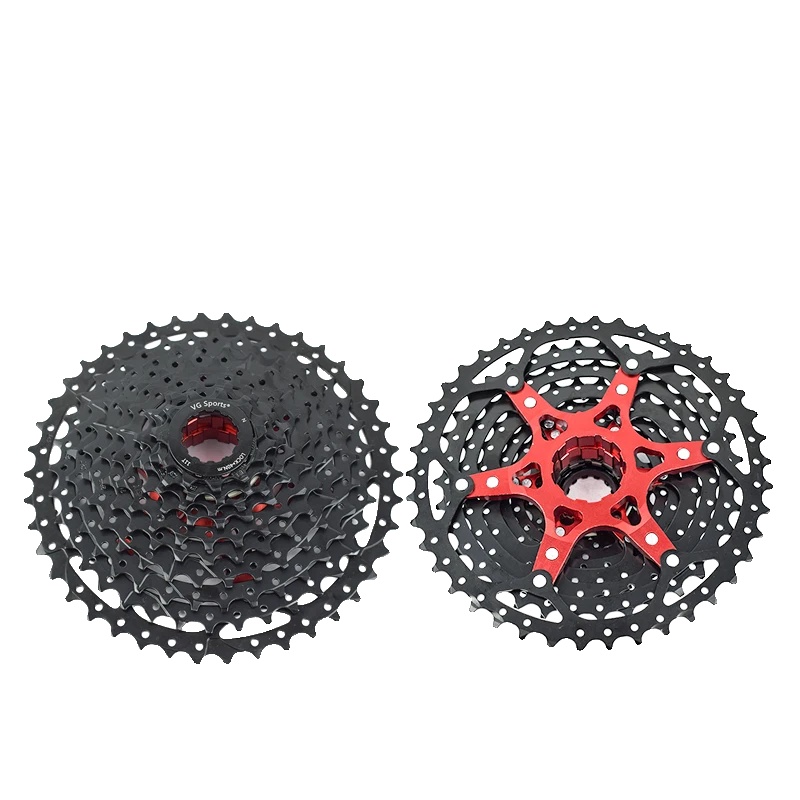 Fahrradkassette, 10 Gänge, Einstellbare Gangstufen, 11-42 Zähne, Schwarz