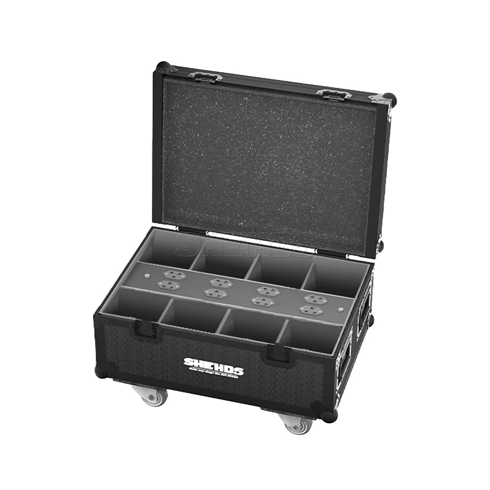Flightcase, Robuster Schutz, Leicht Zu Transportieren, 8-in-1-kampfkoffer, Eu-stecker