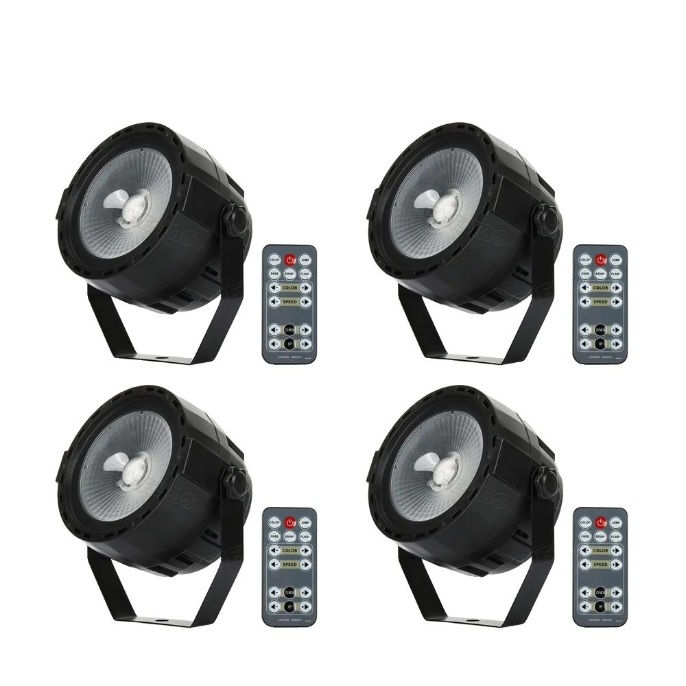 Led-beleuchtung, Kabellose Fernbedienung, Rgb-farbmischung, 4er-pack, Eu-stecker