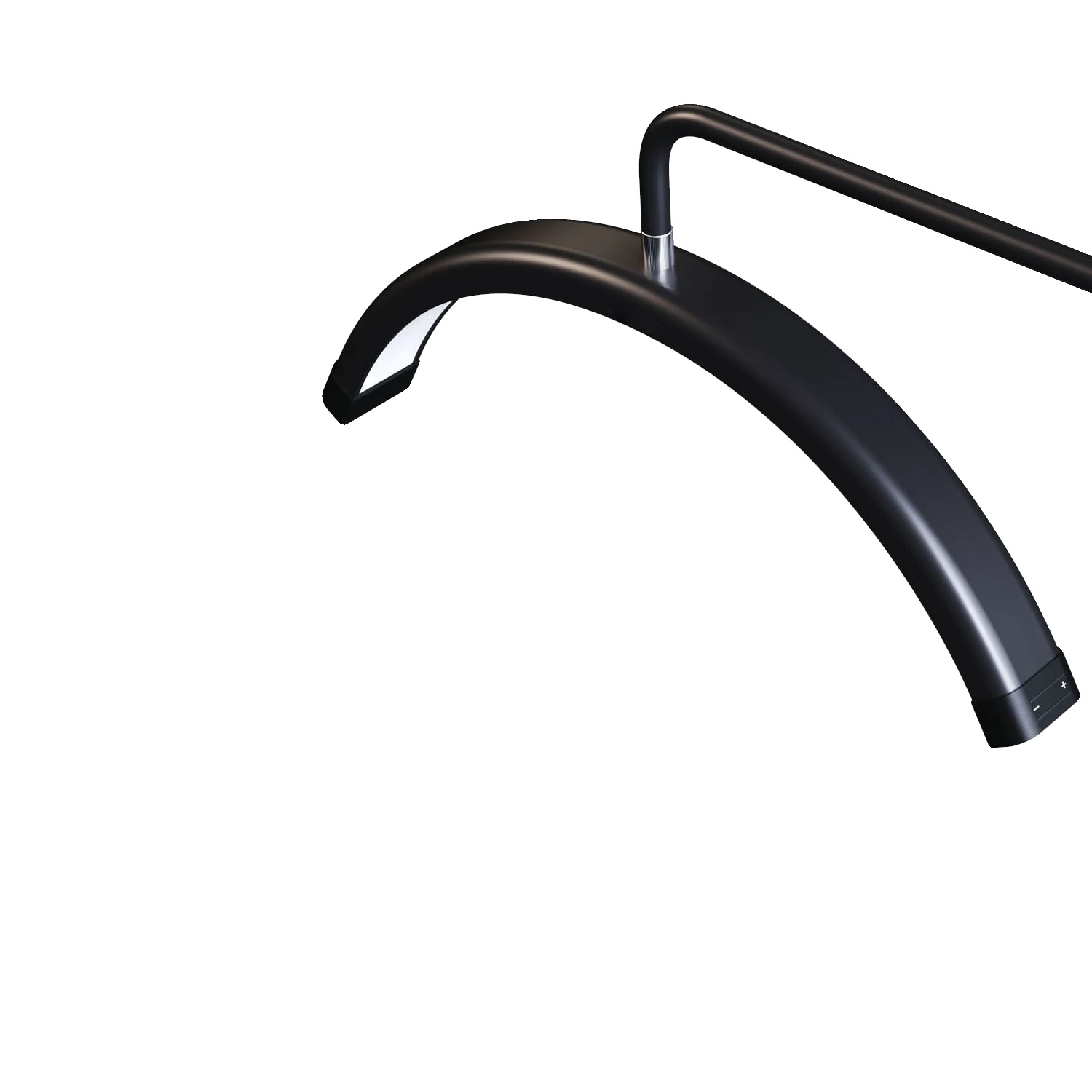 Videoleuchte, Halbmondform, Einstellbare Farbtemperatur (zweifarbig), Innovative Touch-steuerung, Y8ii Schwarz