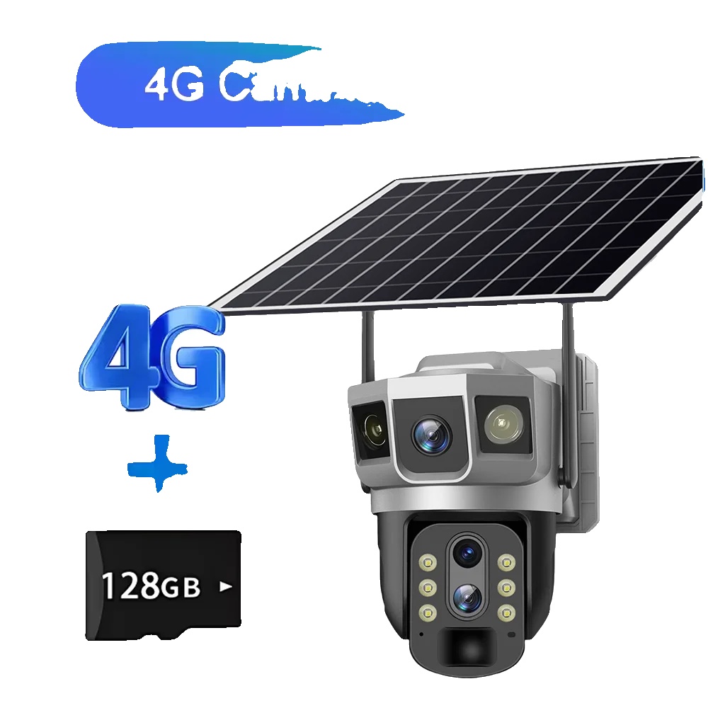 Überwachungskamera, 4g-konnektivität, Automatische Verfolgung, 4g-kamera Mit 128-gb-karte