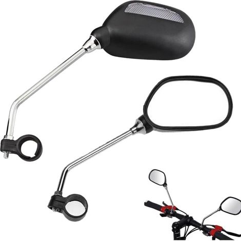 2-teiliger Fahrradspiegel, Verstellbarer, Drehbarer Fahrradspiegel Für Rennräder Und Mountainbikes, Für Lenker Mit Einem Durchmesser Von 22-25 Mm