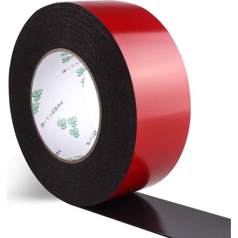 Doppelseitiges Pe-schaumklebeband – Superstarkes Schaumstoff-dichtungsband Für Dekoration Und Verpackung, Autodekorationsband, Bilderrahmen (1 Rolle 50 Mm)