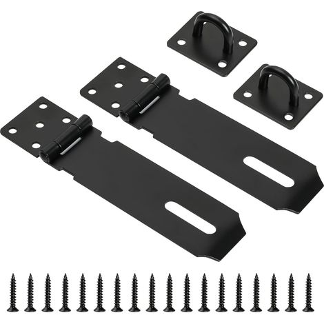 Set Aus 2 Hangartorriegeln Und -clips, Robustem Vorhängeschloss, 12,7 Cm