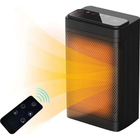 Zusatzheizung (1200 W/1500 W) – Energieeffizienter Heizlüfter Mit 12 Stunden Laufzeit, Timer, Überhitzungs- Und Kippschutz Sowie 70°-oszillation Für Schlafzimmer