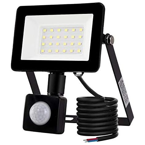 20-w-led-außenstrahler Mit Bewegungsmelder, 6500-k-led-außenstrahler, Schutzart Ip66, Sicherheitsleuchte Für Garten, Terrasse, Rasen, Partys, Led-außenbeleuchtung