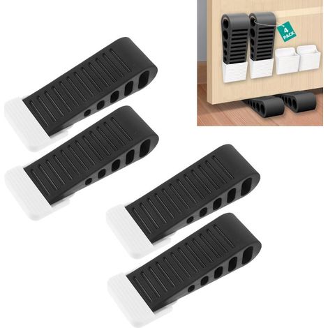 Rutschfester Türstopper Aus Gummi – 4er-set – Für Holz, Beton, Fliesen – Selbstklebend – Verletzungsprävention