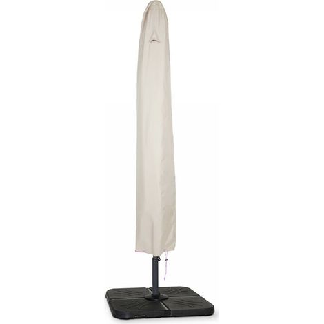 Schutzhülle Für Einen Geraden Sonnenschirm, 210 Cm X 35 Cm, Taupe