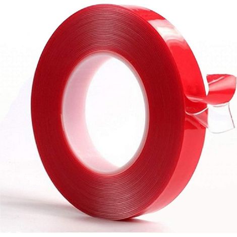 10 M X 10 Mm Doppelseitiges, Transparentes Acryl-montageband Mit Klebeschaum – Wetterfester Klebstoff – Hitzebeständig