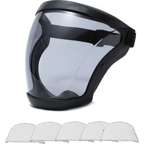 Klare Full-hd-schutzmaske – Staub- Und Spritzwassergeschützt – Antibeschlag-design Für Sport Und Radfahren