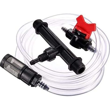 Venturi-düngemittelinjektor, Durchflussrate 9–92 L/h, 3/4"-gewinde, Dosierschlüssel, Gartenbewässerung