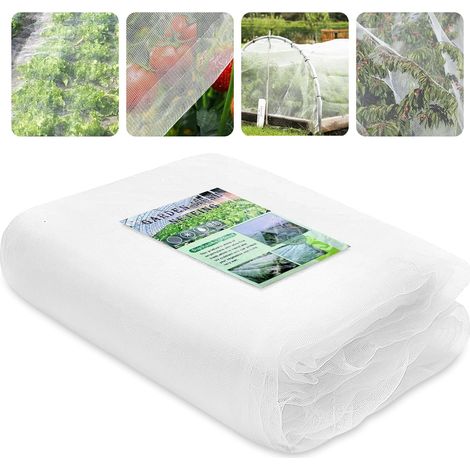 Insektennetz, 0,8 Mm Maschenweite, Strapazierfähiges Polyethylen, Vogelschutz, Für Garten Und Gemüsegarten