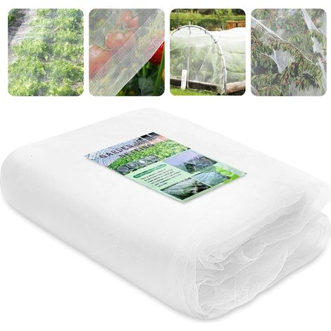Insektennetz, 0,8 Mm Maschenweite, Vogelschutz, Polyethylen, Für Den Gemüsegarten