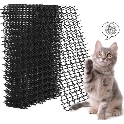 Set Mit 12 Katzenabwehrmatten 40x20 Cm, Möbelschutz, Garten, Strapazierfähiger Kunststoff