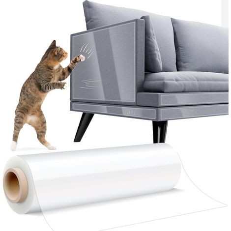 Rolle Transparente, Kratzfeste Schutzfolie (500 X 20 Cm) Für Sofa, Wand, Tür, Möbel