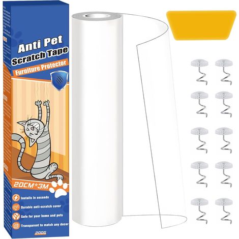 Rolle Katzenkratzfestes Sofaschutzband, Strapazierfähiges Pvc, Spurenfrei, Für Möbel Und Teppiche