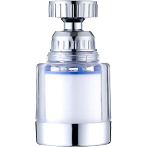 Wasserhahnfilter, 360° Drehbar, Pp-baumwolle, Wasserreinigung, Küche/badezimmer