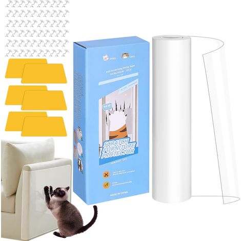 Rollen Schutzfolie, Transparente Kratzschutzfolie, Für Sofa Und Möbel, Katzenschutz