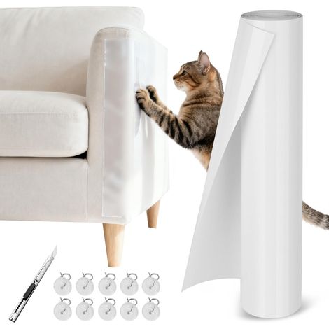 Rolle Kratzfeste Schutzfolie, Transparente, Selbstklebende Pvc-folie, Zuschneidbar Für Sofa, Möbel, Wand, Tür