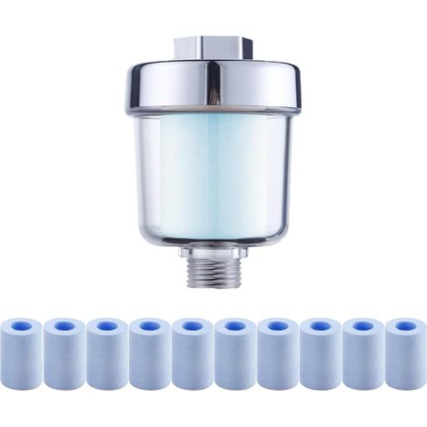 Duschfilter Mit 10 Ersatzfiltern, Kalkfilterung, 1/2-zoll-gewinde, Badezimmer