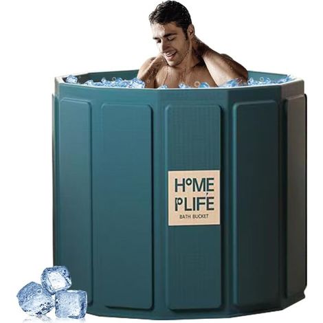 Faltbare Badewanne 70 X 65 Cm, Kaltwassertherapie, Sportregeneration, Erwachsene Bis 2 M